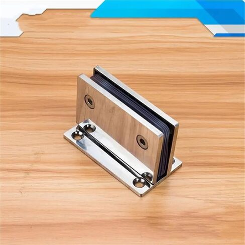 304 Stainless Steel 0 Degree T-Shaped Fixed Frameless Glass Clip (YHZ01) 1Pcs in Saudi Arabia