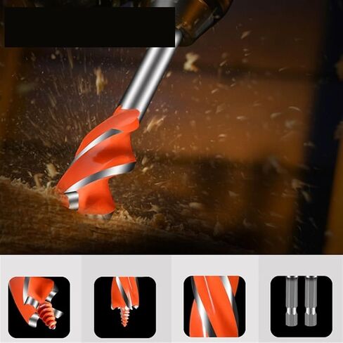 Woodworking Auger Drill Bit Twist Boring Hole Tool Hex Shank 10/11/12/14/16/18/19/20/22/25/28/30/32/35mm 1Pcs (Size : 13mm) in Saudi Arabia