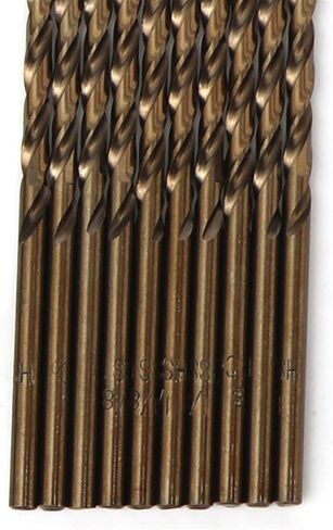 EVURU 50PCS Tools M35 Cobalt Drill Bit Set HSS-CO Drill Set 1-3MM for Drilling On Hardened Steel, Cast Iron Stainless Steel in Saudi Arabia