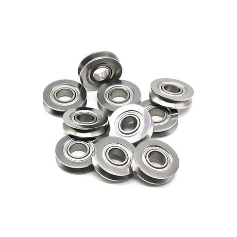 4pcs Sv6-16zz 6x16x4 mm مقاوم للصدأ من الفولاذ المقاوم للصدأ الدليل بكرة السكك الحديدية على شكل الخامس SV6-16 SV6-16Z in Kuwait