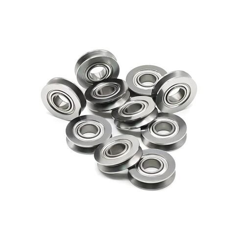 4pcs Sv6-16zz 6x16x4 mm مقاوم للصدأ من الفولاذ المقاوم للصدأ الدليل بكرة السكك الحديدية على شكل الخامس SV6-16 SV6-16Z in Kuwait