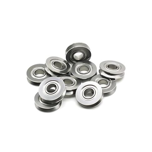 4pcs Sv6-16zz 6x16x4 mm مقاوم للصدأ من الفولاذ المقاوم للصدأ الدليل بكرة السكك الحديدية على شكل الخامس SV6-16 SV6-16Z in Kuwait