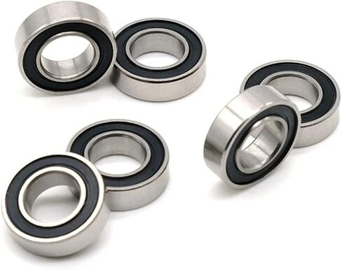 10pcs S689RS 9x17x5 مم تحمل ABEC-7 S689 RS 2RS Ball Bearings Black Sealed in Kuwait