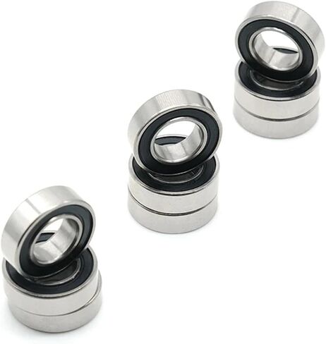 10pcs S689RS 9x17x5 مم تحمل ABEC-7 S689 RS 2RS Ball Bearings Black Sealed in Kuwait