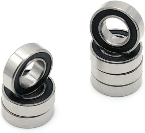 10pcs S689RS 9x17x5 مم تحمل ABEC-7 S689 RS 2RS Ball Bearings Black Sealed in Kuwait
