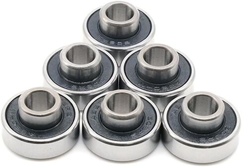 8PCS 608RS 8x22x7mm Skateboard Bearing ABEC-9 Integrated Spacer Longboard Bearing 608 Dance Board Double Rocker Board Bearings in Saudi Arabia