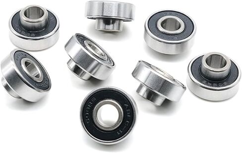 8PCS 608RS 8x22x7mm Skateboard Bearing ABEC-9 Integrated Spacer Longboard Bearing 608 Dance Board Double Rocker Board Bearings in Saudi Arabia