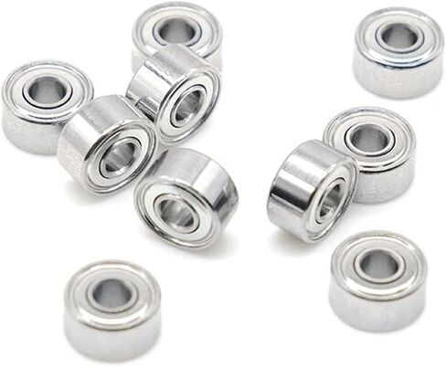 10PCS S693ZZ 3X8X4 mm Stainless Bearing ABEC-7 Stainless Steel Ball Bearings Shielded High Precision AISI440C in Saudi Arabia