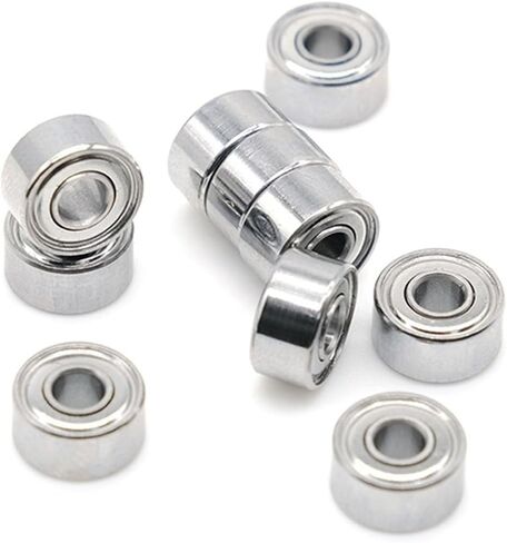 10PCS S693ZZ 3X8X4 mm Stainless Bearing ABEC-7 Stainless Steel Ball Bearings Shielded High Precision AISI440C in Saudi Arabia