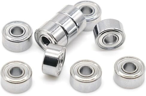 10PCS S693ZZ 3X8X4 mm Stainless Bearing ABEC-7 Stainless Steel Ball Bearings Shielded High Precision AISI440C in Saudi Arabia