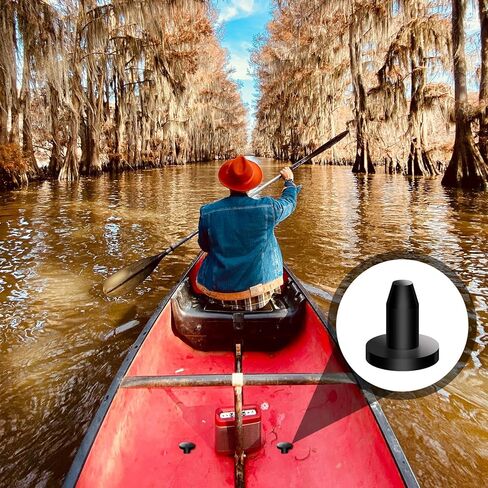 12pcs Kayak Drain Plug Kit for Sun Dolphin Kayaks, Waterproof Rubber Scupper Plugs Replacement for Sit on Top Most Fishing Boats Canoes Dinghy Parts Accessories Sundolphin in Kuwait