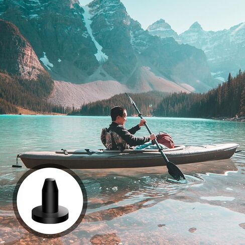 12pcs Kayak Drain Plug Kit for Sun Dolphin Kayaks, Waterproof Rubber Scupper Plugs Replacement for Sit on Top Most Fishing Boats Canoes Dinghy Parts Accessories Sundolphin in Kuwait