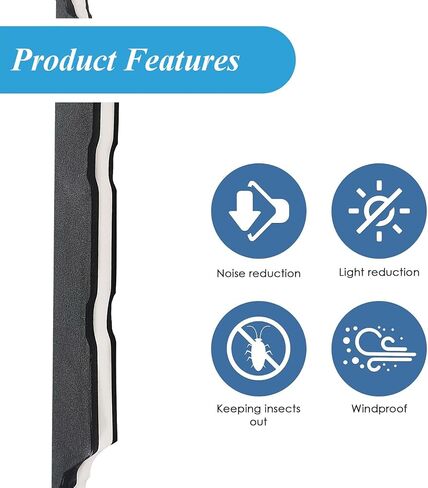 9" Foam Closure Strips with Self-Adhesive for Metal Corrugated Roofing Panels, Classic R Panels Roof Outside Weather Strips (10Pcs) in Kuwait