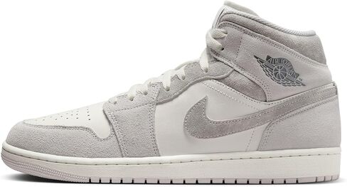 حذاء رجالي Jordan Nike Air 1 Mid Hulk 554724-300, أبيض/أرجواني فاتح-أسود, 47.5 EU in Saudi Arabia