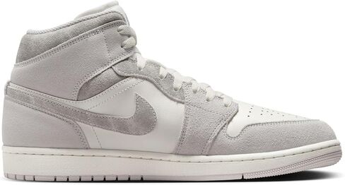 حذاء رجالي Jordan Nike Air 1 Mid Hulk 554724-300, أبيض/أرجواني فاتح-أسود, 47.5 EU in Saudi Arabia