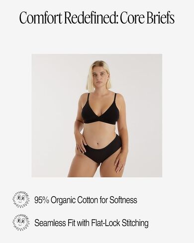 Women's Core Brief Cotton Bikini Underwear in Kuwait