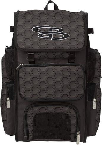 Boombah Superpack Bat Pack - Backpack Version (no wheels) - Holds 4 Bats - INK 3DHC Series - Multiple Color Options - For Baseball or Softball in Saudi Arabia