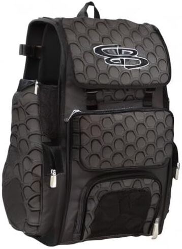 Boombah Superpack Bat Pack - Backpack Version (no wheels) - Holds 4 Bats - INK 3DHC Series - Multiple Color Options - For Baseball or Softball in Saudi Arabia