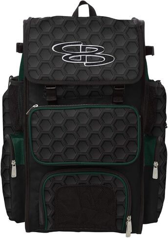 Boombah Superpack Bat Pack - Backpack Version (no wheels) - Holds 4 Bats - INK 3DHC Series - Multiple Color Options - For Baseball or Softball in Saudi Arabia