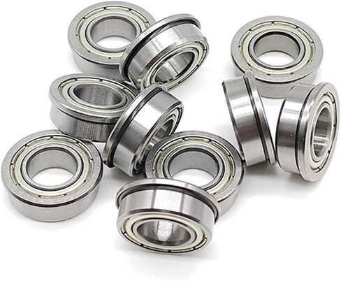 5Pcs F63800ZZ 10 * 19 * 7mm Flange deep Groove Ball Bearing F63800 F63800Z 10x19x7mm Flanged Bearing in Saudi Arabia