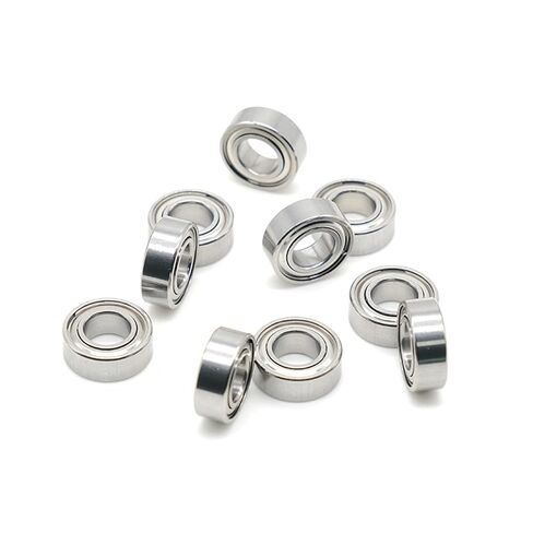 10pcs S687zz 7x14x5 mm تحمل ABEC-7 محامل كرة من الفولاذ المقاوم للصدأ محمية AISI440C in Kuwait