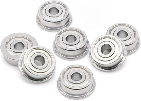 10PCS F682ZZ 2x5x2.3 mm Flange Ball Bearing Thin Wall Metal Shielded Flanged Bearings in Saudi Arabia