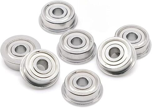 10PCS F682ZZ 2x5x2.3 mm Flange Ball Bearing Thin Wall Metal Shielded Flanged Bearings in Saudi Arabia