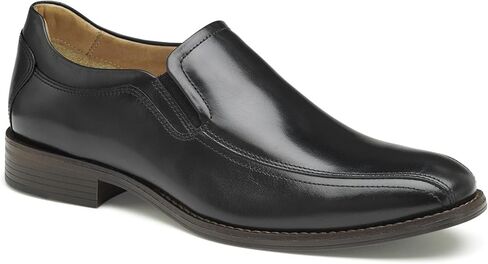 Johnston & Murphy Men's Lewis Venetian Dress Dip-on Loafer ، Tan Full Grain ، 9.5 in Saudi Arabia