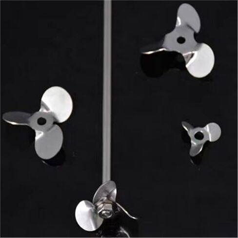 1set DIA 40mm to 120mm lab stainless steel stirring blade paddle, three-blade paddle with stirrer rod (50mm blade with rod) in Saudi Arabia