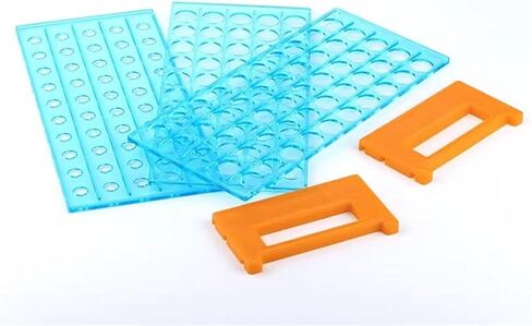 1PCS البلاستيك مثبتة 50 ثقوبًا 13 مم 16 مم 18 مم رف أنبوب الطرد المركزي من 3 طبقات اختبار أنبوب تجميع الأوعية الدموية (16 مم 50 ثبات 2 مساءً) in Saudi Arabia