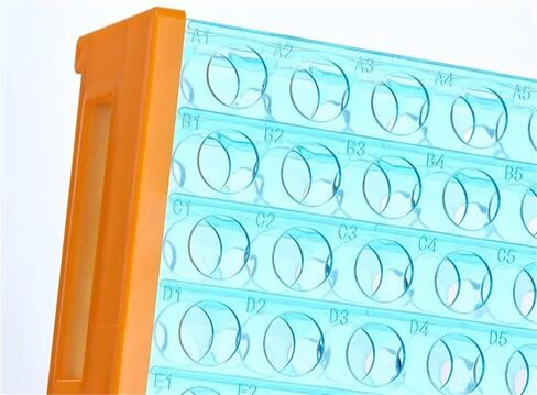 1PCS البلاستيك مثبتة 50 ثقوبًا 13 مم 16 مم 18 مم رف أنبوب الطرد المركزي من 3 طبقات اختبار أنبوب تجميع الأوعية الدموية (16 مم 50 ثبات 2 مساءً) in Saudi Arabia