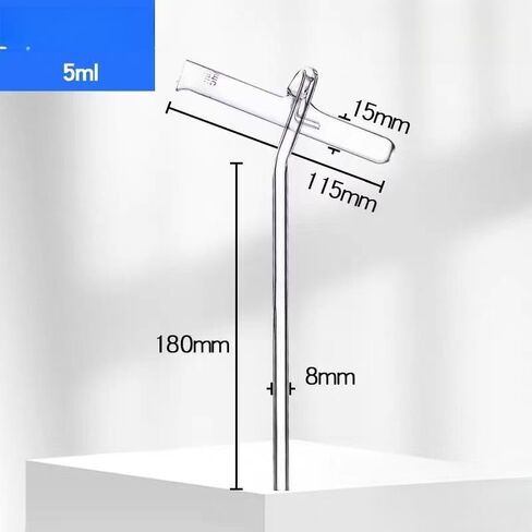 Borosilicate Glass Test Tubes with Nozzles - 5/10/15/20/25/30/40/50 ml Lab Replenishers(10ml) in Saudi Arabia