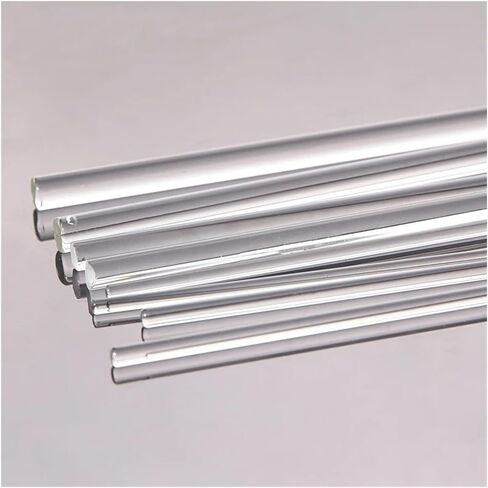 10pcs/5pcs Glass Stirrer Bar Transparent Lab Stirer Stick Muddler Glass Stirrer for Scientific Experiment(8x300mm 5pcs) in Saudi Arabia