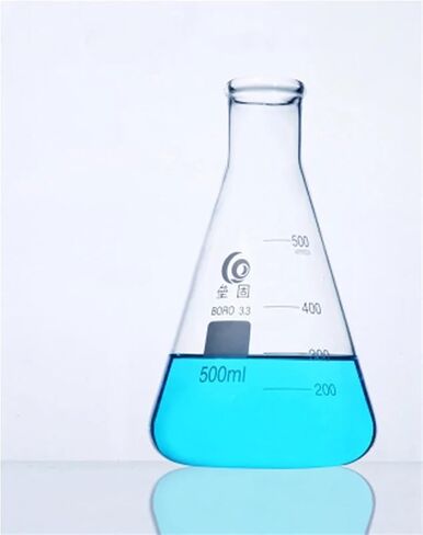 1 مجموعة قارورة زجاجية مخروطية عالية البورسليت الزجاجية erlenmeyer مختبر زجاجة ثلاثية in Saudi Arabia