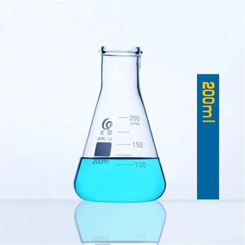 1 مجموعة قارورة زجاجية مخروطية عالية البورسليت الزجاجية erlenmeyer مختبر زجاجة ثلاثية in Saudi Arabia