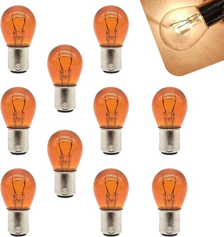 10 PCS CAR 1157 P21/5W S25 BAY15D LIRGH LIGHT ، HAFLE TAIL High و Low Brake Light Light Light Light Plugy ، Universal Halogen Tail Light Light Light Light of Cars (Red) in Saudi Arabia