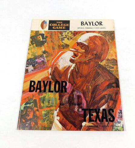 1968 تكساس في برنامج Baylor College Football Program 11-9-68-برامج الكلية in Saudi Arabia