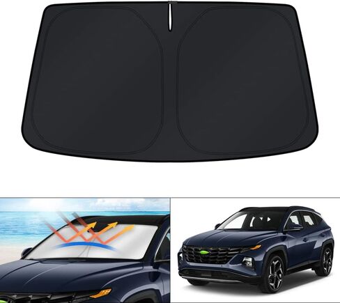 KUST مخصص FIT Windshield Sun Sun Shade for Buick Envista 2024-2025 2026 Sunshade قابلة للطي شمس الحامي كتل الأشعة فوق البنفسجية احتفظ ببرودة السيارة in Kuwait