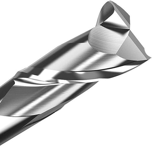 HRC65 2 Flute Spiral Milling Cutter Aluminum Flat End Mill 6mm High Speed Steel CNC Cutting Machine Engraving Router Bit(D5 d6 H17 L60) in Saudi Arabia