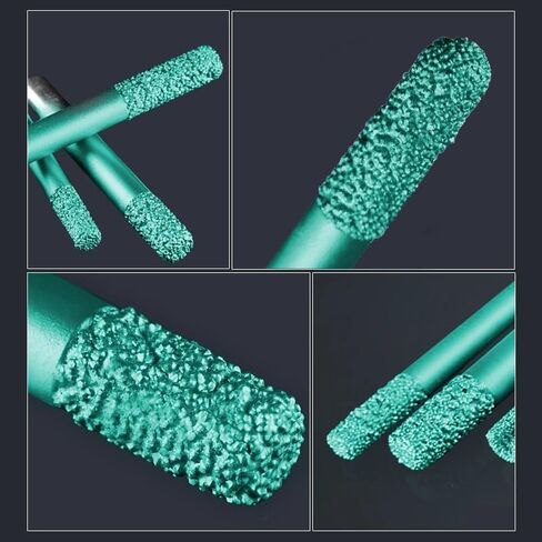 6/8/10/12mm Shank Flat Bottom Brazing Stone Engraving Router Bits Marble Granite for CNC Machine Carving Tools(D6-20l-90) in Kuwait