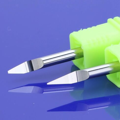 3.175mm CNC Router Bit Precision Grinding V Shape Carbide PCB Engraving Bits Milling Cutter(45x0.1) in Saudi Arabia