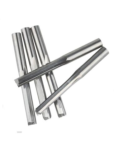 10Pcs 4x22mm Two Flutes Straight Slot End Mill CNC Milling Cutter Router Bit in Saudi Arabia
