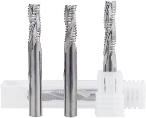 4mm 6mm 6.35mm 8mm 10mm 12mm shank end Mill 3 Flute Hss End Mill Cnc Machine Milling Cutter for Aluminium Cutting Tool Router Bit HSS Metal Cutter (6.35xd6.35x22x50l) in Saudi Arabia