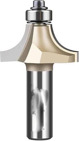 6.35mm 12.7mm Shank Round Over Router Bit Carbide Round Corner Chamfering Milling Cutter Radius Edge Woodworking Trimming CNC Tool(12.7xR17.5) in Saudi Arabia