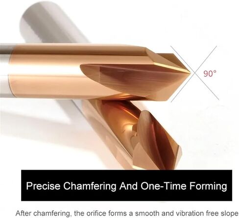 HRC65 3-Flute Tungsten Steel Carbide 60/90/120 Degrees Chamfer Milling Cutter CNC Router Bit Engraving Endmill Tools(120 Degree,AL-HRC55_8.0X8DX60L) in Saudi Arabia