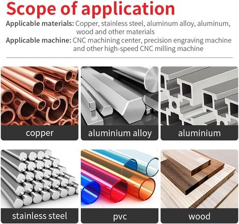 HRC55 2 Flute End Mill Aluminium CNC Router Bits Tungsten Steel Spiral Bit Carbide Milling Cutter For Wood Copper(2.5XD4X50L-2F) in Saudi Arabia