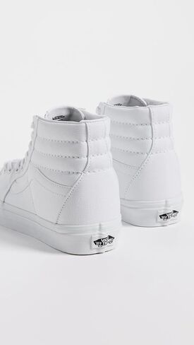 Vans Men's Sk-8 High Top Sneakers, True White, 12 Medium US in Saudi Arabia
