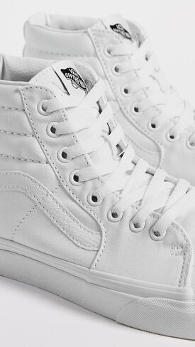 Vans Men's Sk-8 High Top Sneakers, True White, 12 Medium US in Saudi Arabia