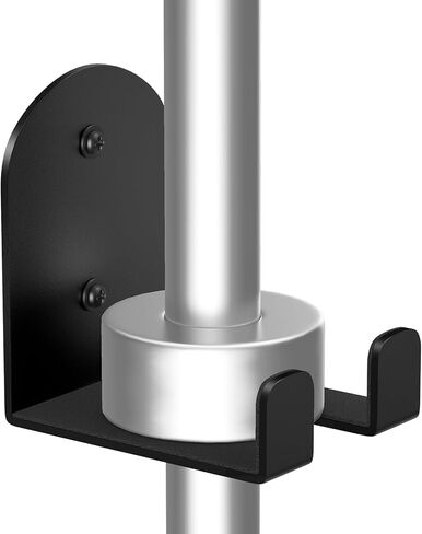 Hufeeoh Single Olympic Barbell Hanger ، Weight Weight Rack Gym Rack للمرآب الصالة الرياضية المنزلية ، ورفوف تخزين الوزن الرأسية مع حشية مطاطية ، وملحقات صالة رياضية لتوفير المساحة ، ويحمل أقل من 30 ملم بحجم البار in Kuwait