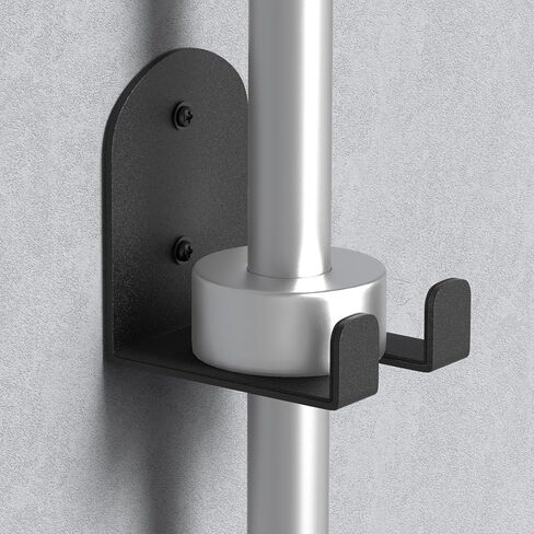 Hufeeoh Single Olympic Barbell Hanger ، Weight Weight Rack Gym Rack للمرآب الصالة الرياضية المنزلية ، ورفوف تخزين الوزن الرأسية مع حشية مطاطية ، وملحقات صالة رياضية لتوفير المساحة ، ويحمل أقل من 30 ملم بحجم البار in Kuwait